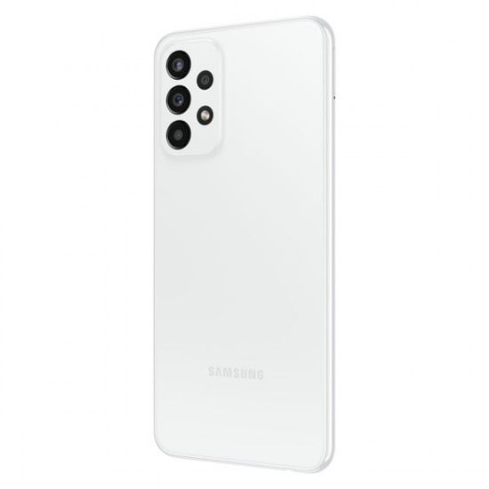 SAMSUNG Galaxy A23 6,6'' 5G 4/128GB DualSIM Okostelefon - Fehér (SM-A236BZWVEUE)