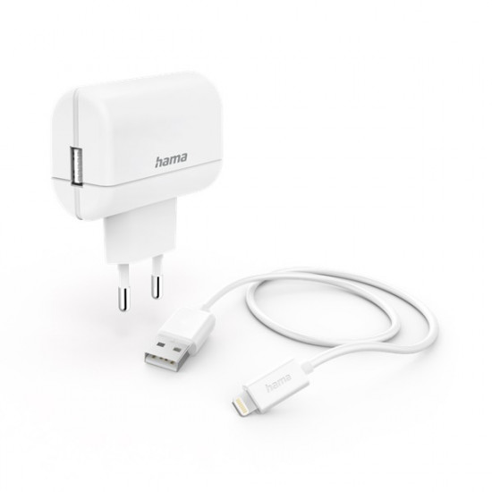 Hama Lightning - USB adatkábel, hálózati töltő szett (201619) Hama Lightning - USB adatkábel, hálózati töltő szett (201619)