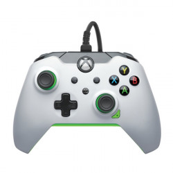 PDP Xbox Series X|S/Xbox One/PC 3,5 mm audio vezetékes neon fehér kontroller (049-012-WG)