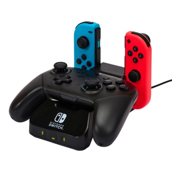 PowerA Nintendo Switch/Lite/OLED Charging Base fekete kontroller töltőállomás (1525991-01)