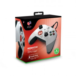 PDP Rematch Xbox Series X|S/Xbox One/PC 3,5 mm audio vezetékes fehér kontroller (049-023-RW)
