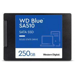 Western Digital 250GB Blue SA510 SSD SATA III 6Gb/s cased 2.5inch 7mm internal single-packed