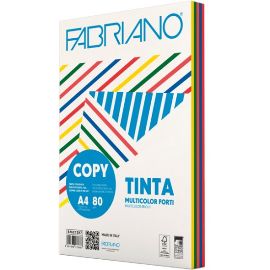 Fabriano Multicolor A4 80g intenzív színes másolópapír