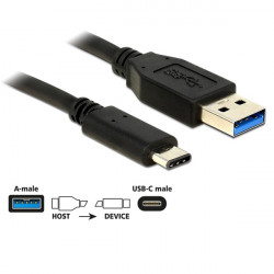Delock USB 3.1 (gen2) -> USB Type-C (USB-C) 0.5m kábel (83869)