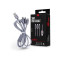 Maxlife 1m 3in1 Lightning/microUSB/Type C 2A ezüst adat- és töltőkábel (TF-0168) Maxlife 1m 3in1 Lightning/microUSB/Type C 2A ezüst adat- és töltőkábel (TF-0168)