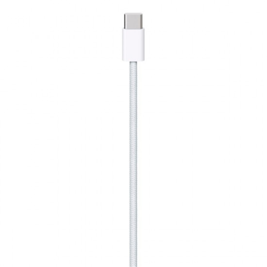 Apple 1m Type C apa-apa szőtt borítású fehér kábel (MQKJ3ZM/A)