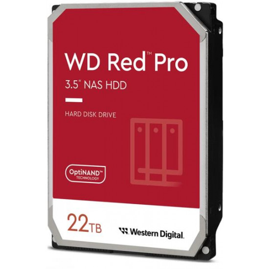 Western Digital Red Pro 22TB 7200 512MB SATA3 merevlemez (WD221KFGX)