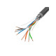 LANBERG LCF5-21CU-0305-BK Lanberg FTP stranded cable Kültéri, cat. 5e, 305m, fekete