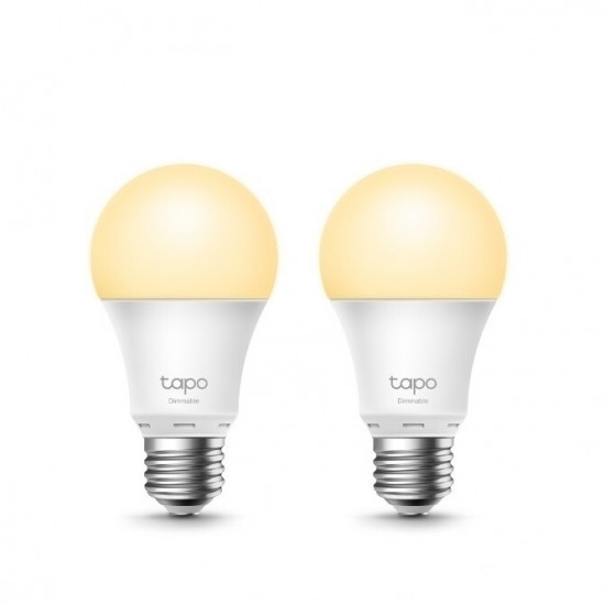 TP-LINK LED Izzó Wi-Fi-s E27, tompítható fénnyel, (TAPO L510E 2-PACK)