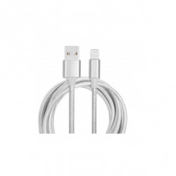 BLACKBIRD Lightning Adatkábel 2m, Fehér 2A (BH161 WHITE)