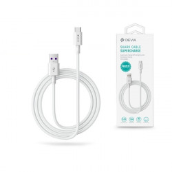 Devia 1,5m USB Type-C fehér töltő és adatkábel (ST344602)