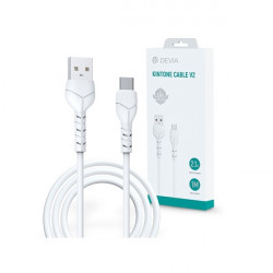 Devia Kintone V2 Series 1m 2,1A USB-C - USB-A adat- és töltőkábel (ST351136)