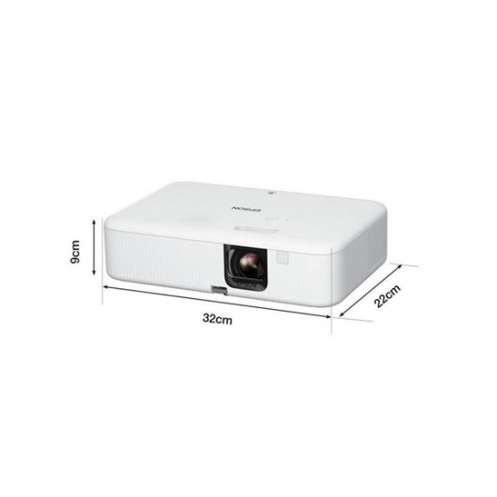 EPSON Projektor - CO-FH02 (3LCD, 1920x1080 (Full HD), 16:9, 3000 AL, 16 000:1, HDMI/USB/Android TV)