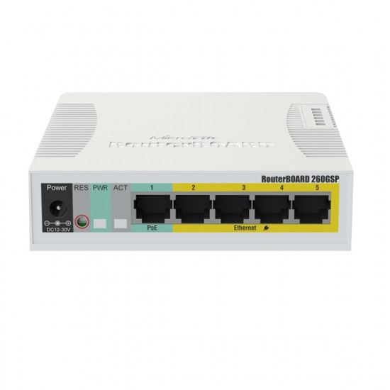 MikroTik RB260GSP RB Cloud Smart Switch PoE (CSS106-1G-4P-1S)