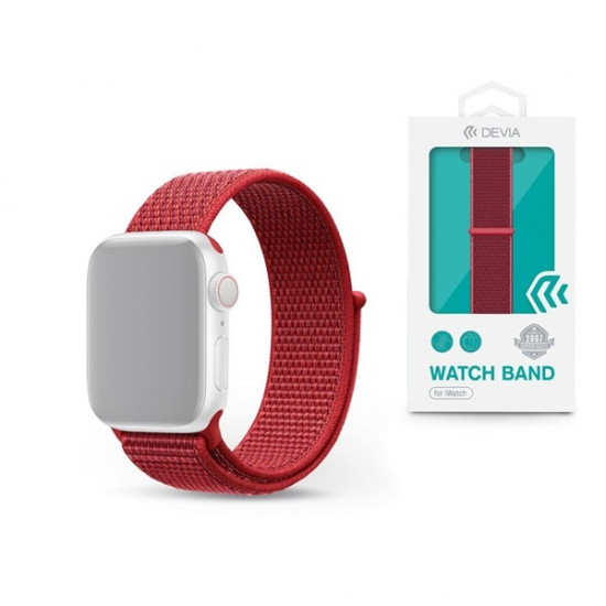 Devia Apple Watch sport óraszíj - piros (ST326271)