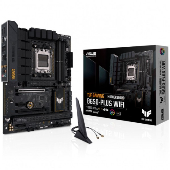ASUS Alaplap AM5 TUF GAMING B650-PLUS WIFI B650, ATX ASUS Alaplap AM5 TUF GAMING B650-PLUS WIFI B650, ATX