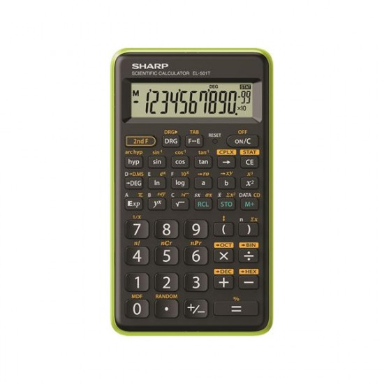 Sharp 146 funkciós tudományos számológép (EL-501 TBGR) Sharp 146 funkciós tudományos számológép (EL-501 TBGR)