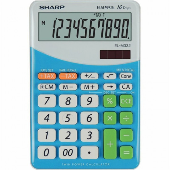 Sharp napelemes asztali számológép (ELM-332 BBL)