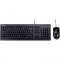 ASUS ACCY Egér+Bill U2000 Vezetékes Magyar, Win11, Fekete