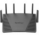 SYNOLOGY Router 1x1000Mbps + 1x2500Mbps DualWan, 3x1000Mbps + 1x2500Mbps, 4x4 MIMO, WiFi6,  - RT6600ax
