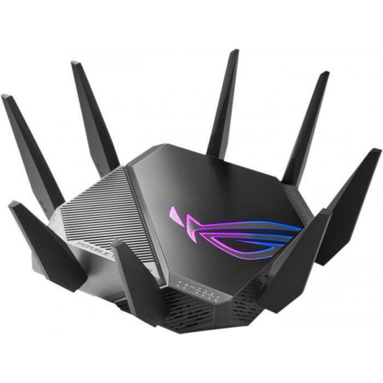 ASUS Wireless Router Tri Band AX11000 1xWAN(1Gbps) + 1xWAN/LAN(2.5Gbps) + 4xLAN(1Gbps), ROG RAPTURE GT-AXE11000