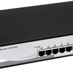 D-LINK Switch 8x1000Mbps (8xPOE) + 2xGigabit SFP Menedzselhető Rackes, DGS-1210-10P/E