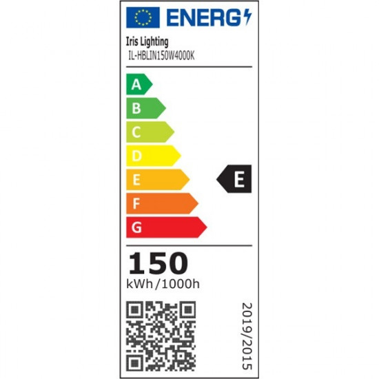 Iris Lighting 150W/130lm/Philips 2835/60x100 fok LED lineáris csarnokvilágító (IL-HBLIN150W4000K)