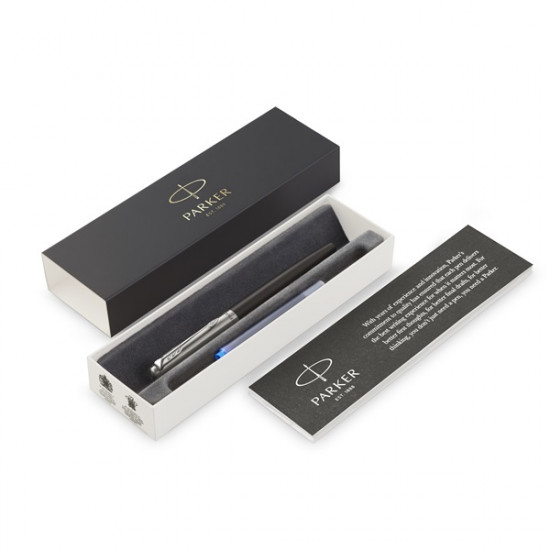Parker Royal Jotter Bond Street 2030947 ezüst klipszes fekete töltőtoll Parker Royal Jotter Bond Street 2030947 ezüst klipszes fekete töltőtoll