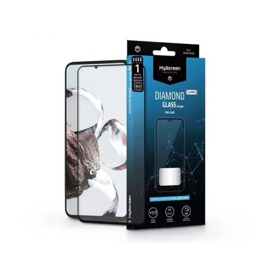 MSP Xiaomi 12T/12T Pro Diamond Glass Lite Edge2.5D edzett üveg kijelzővédő fólia (LA-2230)