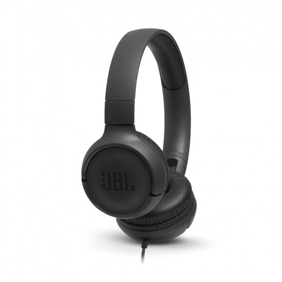 JBL T500BLK mikrofonos fejhallgató - fekete (JBLT500BLK)