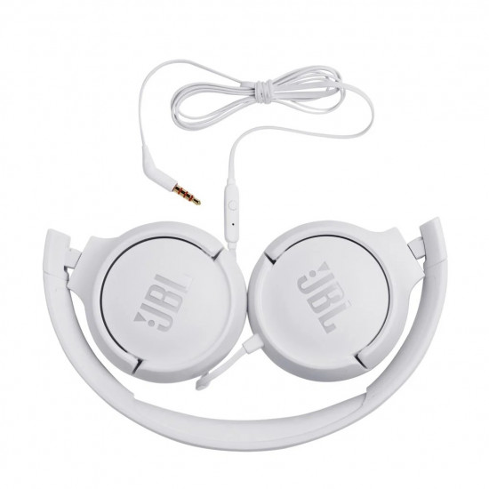 JBL Tune 500 fejhallgató - fehér (JBLT500WHT)