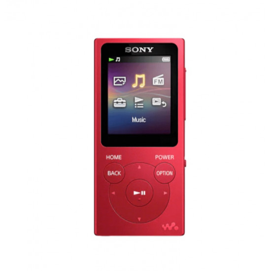 Sony 8GB MP3 lejátszó piros (NWE394R.CEW)