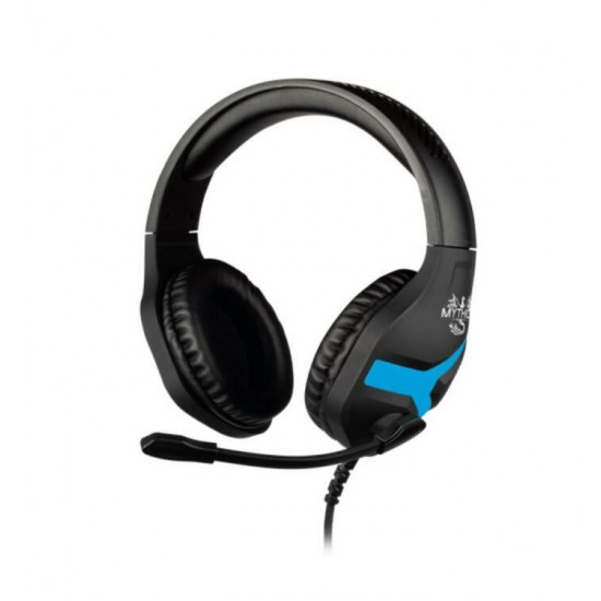 KONIX - MYTHICS PS4 Fejhallgató Nemesis Gaming Stereo Mikrofon, Fekete-Kék (KX-GH-NMS-P4)