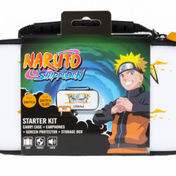 KONIX - NARUTO Nintendo Switch Kezdő csomag (Tok + Üvegfólia + Törlőkendő + Játéktartó + Füllhalgató) (KX-NAR-SK-NS)