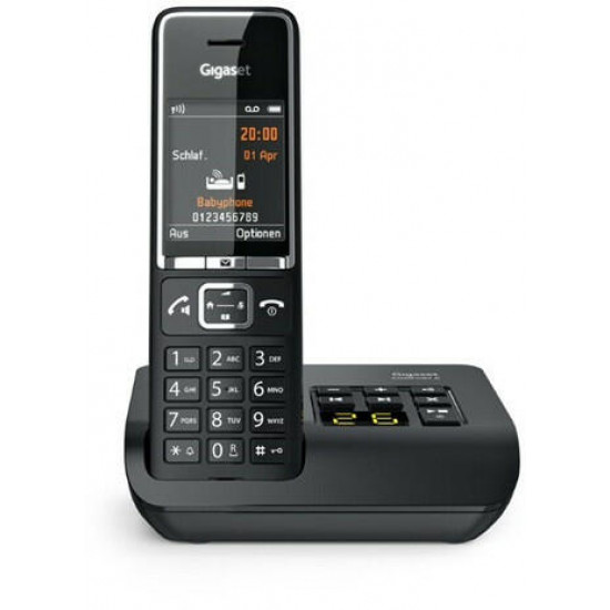 GIGASET ECO DECT Telefon Comfort 550A fekete, üzenetrögzítő (S30852-H3021-S204)
