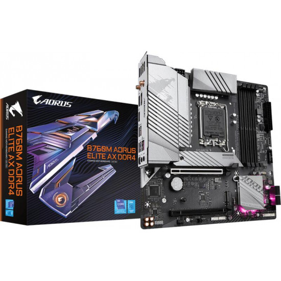 GIGABYTE B760M AORUS ELITE AX INTEL Z760 mATX alaplap