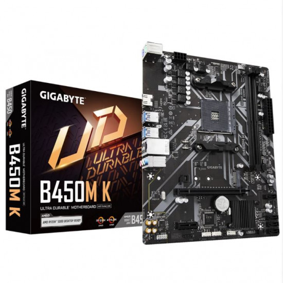 GIGABYTE B450M K AMD B450 AM4  mATX alaplap