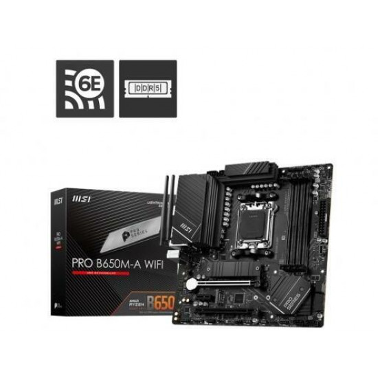 MSI B650M-A WIFI PRO AM5 mATX alaplap