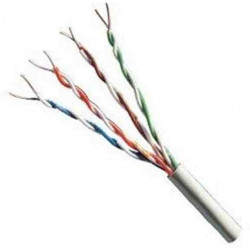 WIRETEK UTP Falikábel dobozos CAT 6 305m 26AWG beige