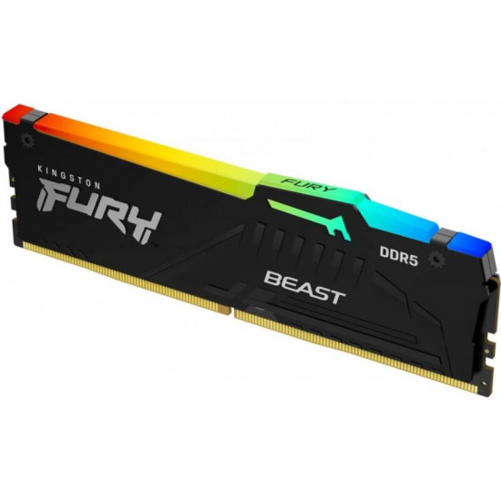 KINGSTON FURY Memória DDR5 8GB 5200MHz CL36 DIMM Beast RGB EXPO