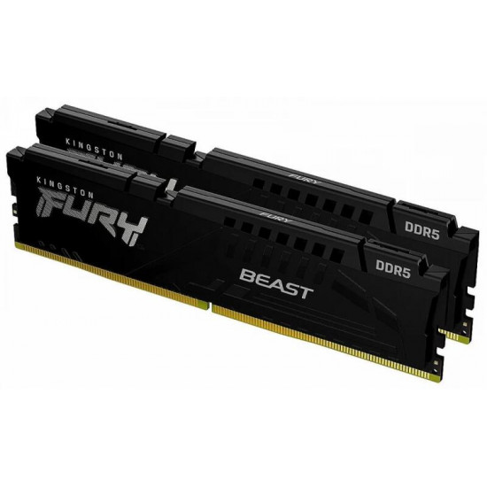 KINGSTON FURY Memória DDR5 64GB 5600MHz CL36 DIMM (Kit of 2) Beast Black EXPO