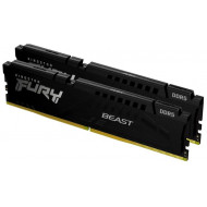 KINGSTON FURY Memória DDR5 16GB 6000MHz CL36 DIMM (Kit of 2) Beast Black EXPO