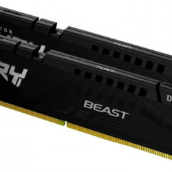 KINGSTON FURY Memória DDR5 16GB 6000MHz CL36 DIMM (Kit of 2) Beast Black EXPO