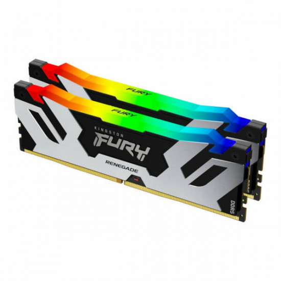KINGSTON FURY Memória DDR5 32GB 6400MHz CL32 DIMM (Kit of 2) Renegade RGB