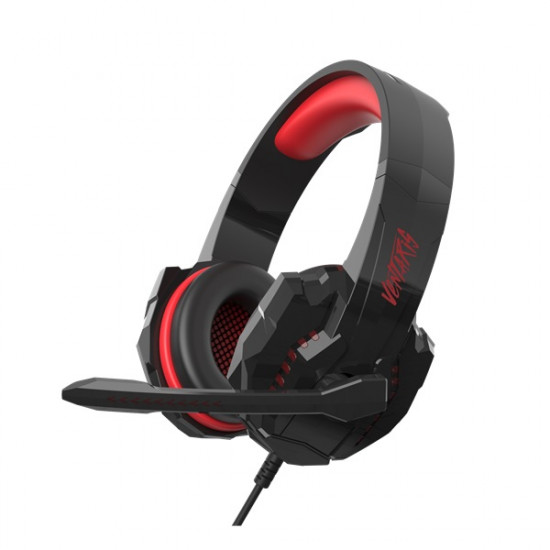 Ventaris H-600-R piros-fekete gamer headset (H-600-R)