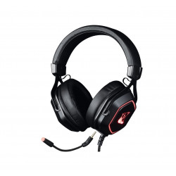 KONIX DRAKKAR Ragnarök Evo Pro Vezetékes Gaming 7.1 Stereo Mikrofonos Fejhallagtó - Fekete (KX-GH-PRO-EVO-PC)