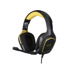 KONIX UFC Vezetékes Gaming 2.0 Stereo Mikrofonos Fejhallgató - Fekete/Sárga (KX-UFC-GHB-UNIV)