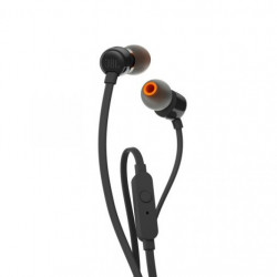 JBL Tune 110 mikrofonos fülhallgató - fekete (JBLT110BLK)
