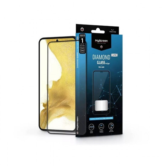 MSP Galaxy S22 Diamond Glass Lite Edge2.5D edzett üveg kijelzővédő fólia (LA-2235)