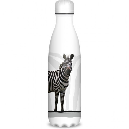 Ars Una 500ml-es Máté Bence-zebra 5160 duplafalú fémkulacs (55811606)